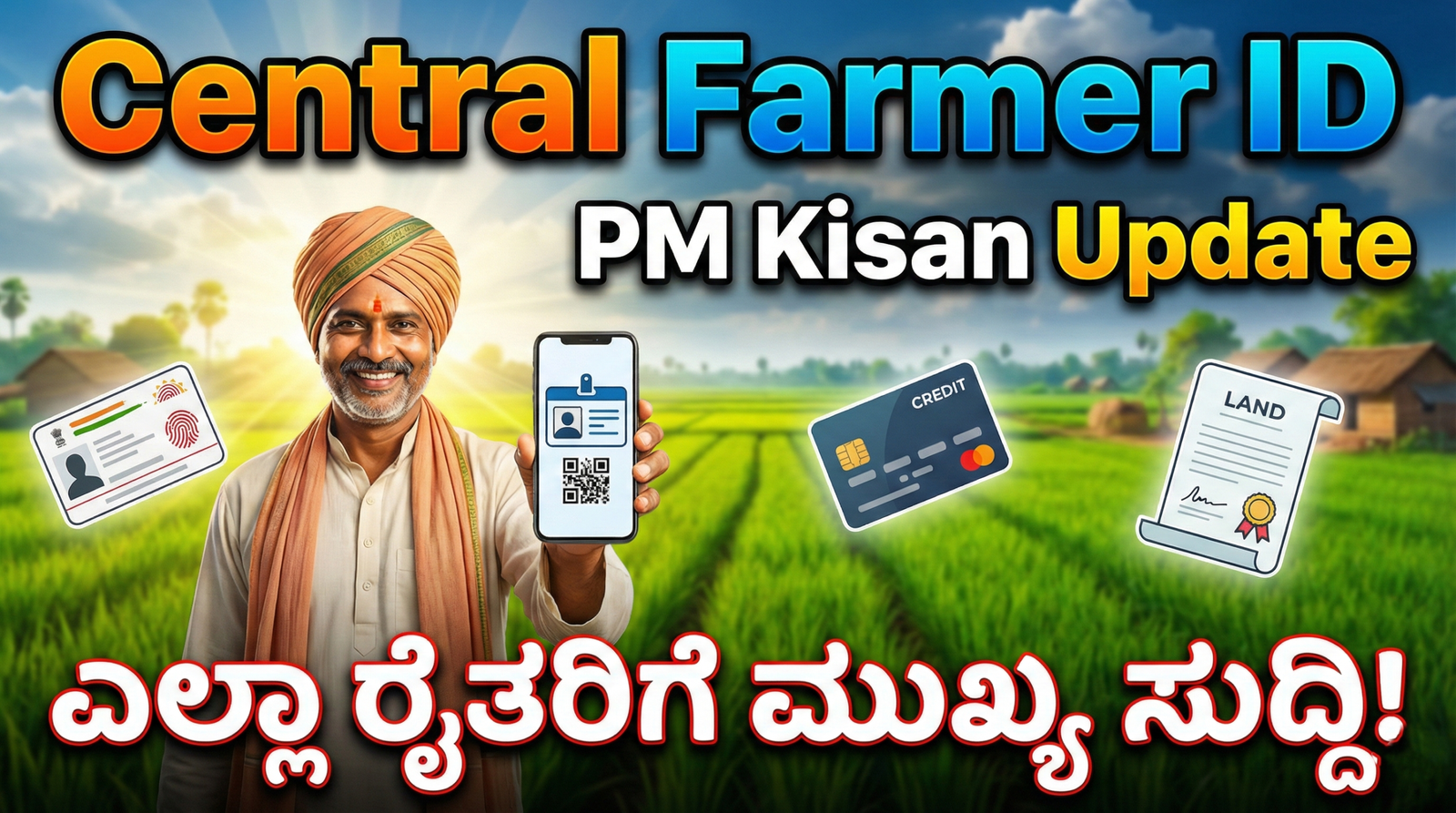 PM Kisan Central Farmer ID 2026 Update